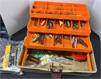 Old Pal Tacklebox with Fishing Lures. #LYS