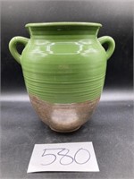 Double Handled Ceramic Vase- 10"