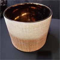 Rivet Rustic Stoneware Pot  Large Bronze