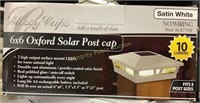 Classy Caps 6 x 6" Oxford Solar Post Cap