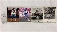 NFL Football Redskins & Cowboys Autographed Photos