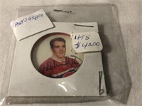 Henri Richard Shiriff Hockey Coin Autographed