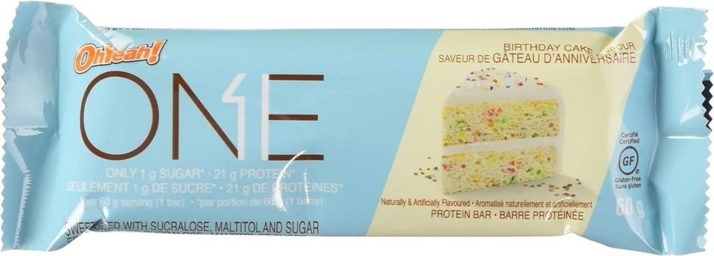 SEALED -Birthday Cake Protein Bars