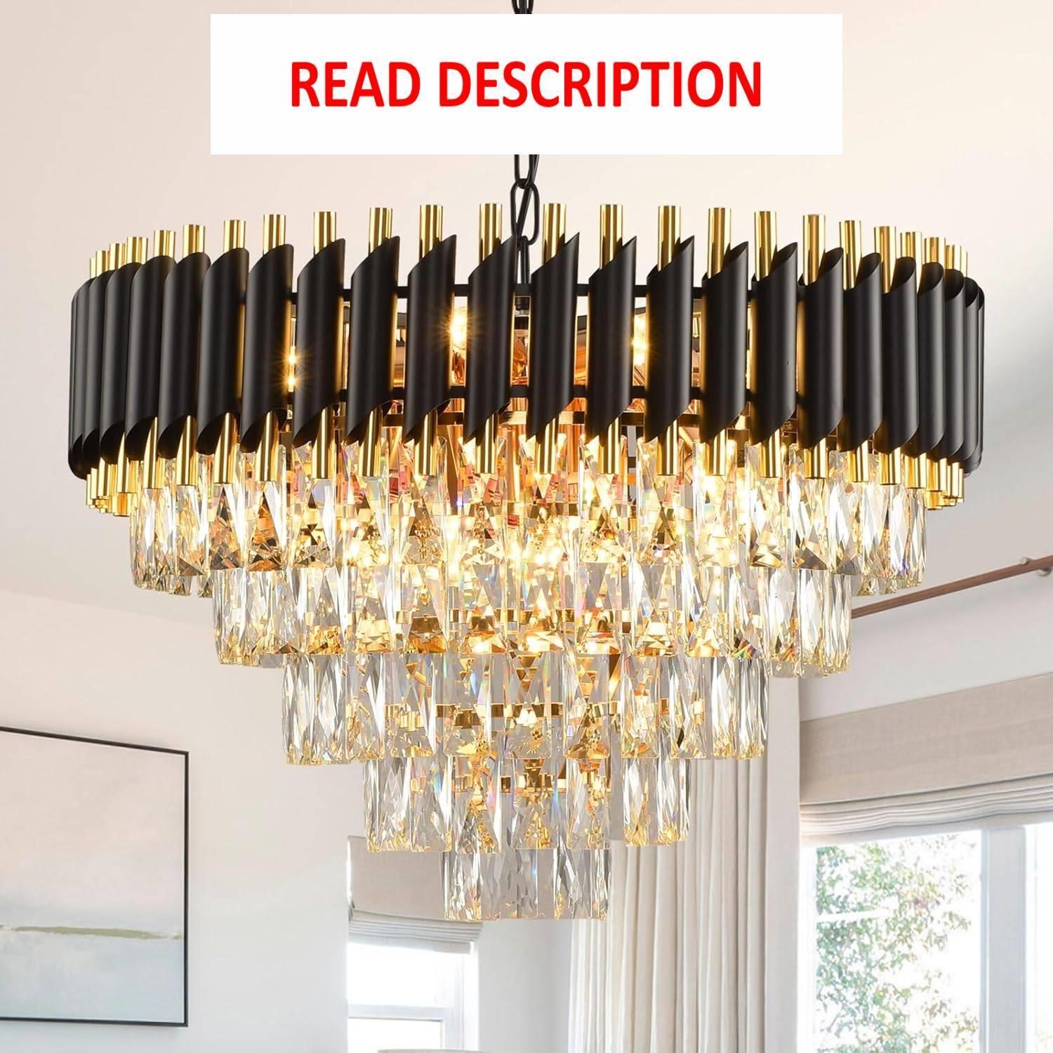 Modern Crystal Chandelier 24 5 Tiers