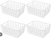11" Upright Freezer Storage Baskets,set Of 4