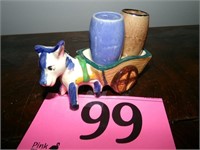 DONKEY CART SALT AND PEPPER SET