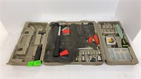 Carrying tool set. Includes measuring tape,