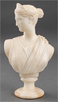 Italian School Diana of Versailles Marble Bust