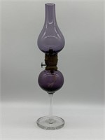 Purple Mini Oil Burning Lamp NEW Wick