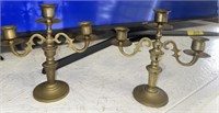 2-BRASS CANDLE STICKS