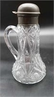 Early Pressed Glass Syrup Dispenser