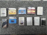 Group Old Lighters Zippo, Military, etc
