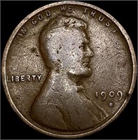 1909-S VDB Wheat Cent NICELY CIRCULATED