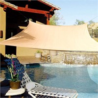 --E.share Square 20ft X 20ft Sun Shade 90%