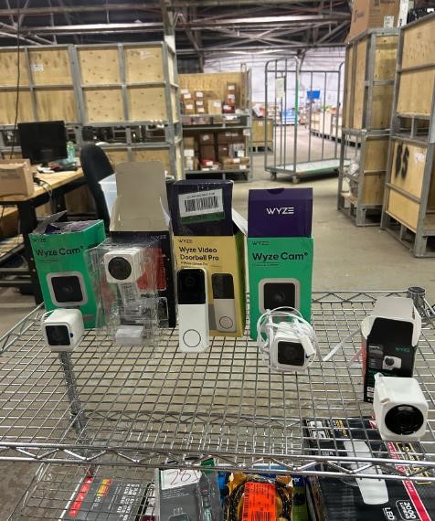 Grab Box of AS-IS  WYZE Cameras
