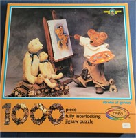 1000 pc Sealed "Stoke of Genius" Bear Puzzle