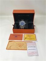 Stuhrling Silver Stainless Professional Dive Watch