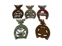 Vintage Cast Iron Horseshoe Trivets