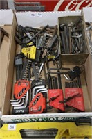 BOX OF ALLEN WRENCHES & BITS