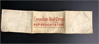 Canadian Red Cross Representative WWII Arm Band
