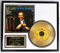 Frank Sinatra My Way 24kt Gold Plate Record Ltd Ed