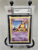1999 Graded " Abra " Pokemon card