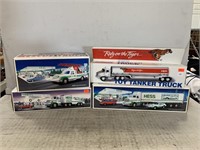 (3) Hess Collectibles & (1) Exxon Toy Tanker