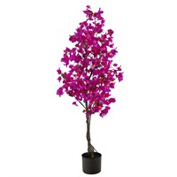 Nearly Natural 4ft. Bougainvillea Artificial Tree,