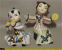 MCM Handpainted Ceramic Chinese Musician