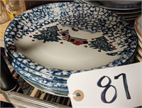 (2) Sets, Christmas Dinnerware