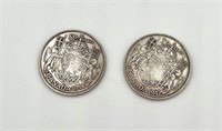 Rare Cdn 50 Cent coins