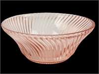 Pink Depression Glass "Diana" Bowl