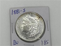 1881 S Morgan Silver Dollar