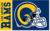 Los Angeles Rams 3x5 Flag NEW