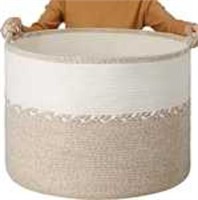 Large Rope Basket with Handles.