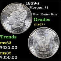 1889-s Morgan Dollar $1 Grades Select Unc