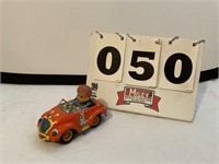 Vintage Wind -up metal toy car. Approximately 5