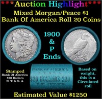 ***Auction Highlight*** Bank Of America 1900 & 'P'