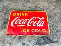 Vintage 1944 Coca-Cola metal sign