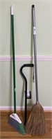 Brooms and Adjustable Cane