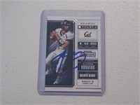 AARON RODGERS SIGNED CARD WITH COA