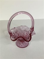 Fenton Glass Amethyst Basket