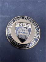 Mount Olive police department challenge coin