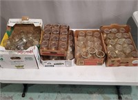 Used Glass Mason Jars, 125mL x80+