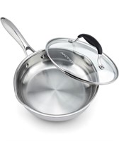 $60 Avacraft 8” stainless 5 ply fry pan