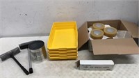 Storage Containers, Packing Tape, Pump & More