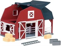 Terra by Battat Wooden Animal Barn Play Set