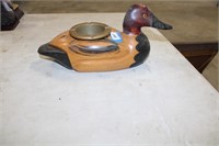 WOODEN DUCK WITH ASHTRAY