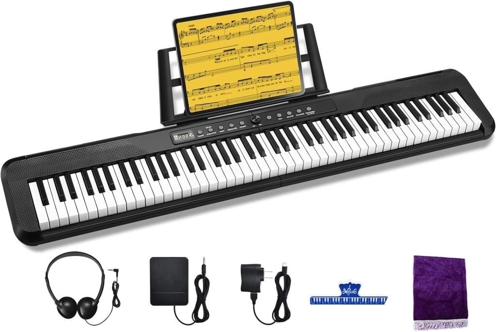 88 Key Digital Piano  Semi Weighted Electronic Key