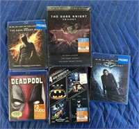 DVD AND BLUE RAY LOT SEALED THE DARK KNIGHT